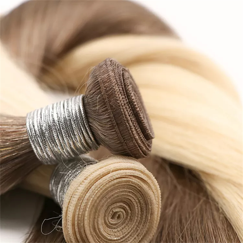 Hot Selling 100% Remy Hair Flat Weft Extensions Good Quality Hair Extensions